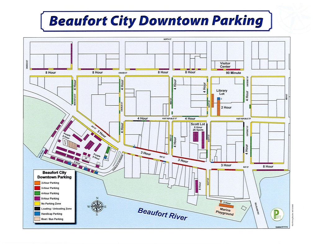 Parking Downtown Beaufort, SC